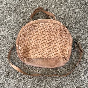 Civico93 Woven Leather Hobo Purse